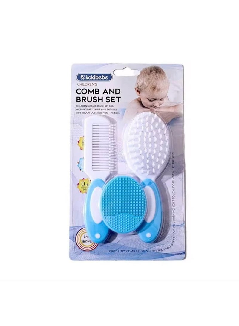 شيكو طقم العناية بالشعر والاستحمام للأطفال 3 قطع-ازرق - Image 3